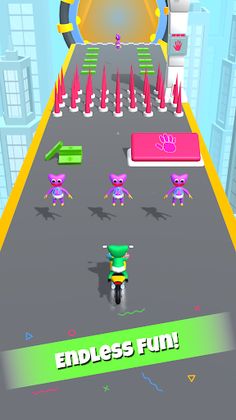Merge Monster - Bike race 3d - Screenshot 3