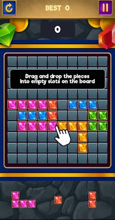 Jewels Blocks Puzzle New - Screenshot 2