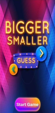 Bigger Smaller Guess - Screenshot 1