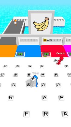 Word Race 3D - Screenshot 1