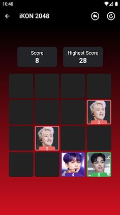 iKON 2048 Game - Screenshot 2