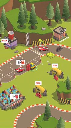 Car Speed Racing - Idle Tycoon - Screenshot 1