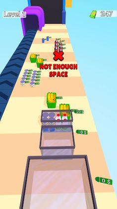 Basket Stack Run 3D - Screenshot 1