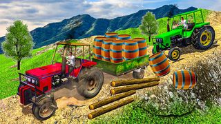 Tractor Trolley Cargo Game - Screenshot 2