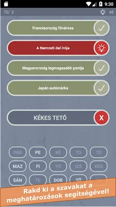 Szókirakó - Screenshot 1