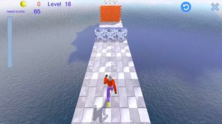 Runner karate man body race - Screenshot 1