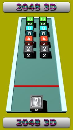 2023 Games - Original 3D 2048 - Screenshot 3