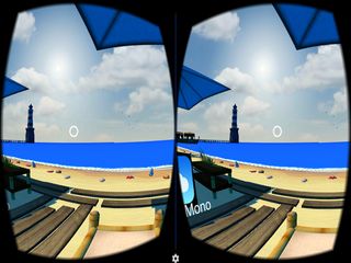Relax Beach Toon VR Cardboard - Screenshot 3