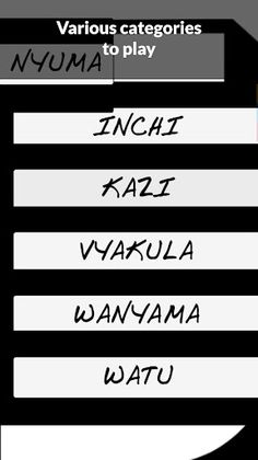 Kiswahili - Sheng Hangman - Screenshot 2