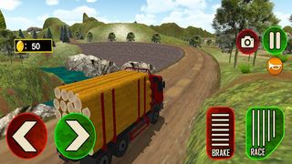 Offroad Cargo Truck Drive Game - Screenshot 1