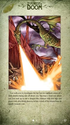 Fighting Fantasy: The Forest of Doom - Screenshot 1