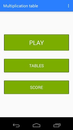 Math games - Multiplication - Screenshot 1