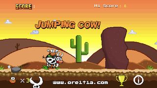 Jumping Cow! - Screenshot 1