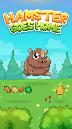 Hamster Goes Home Jump and Run - Screenshot 1