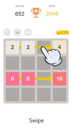 2048 -  number puzzle game - Screenshot 2