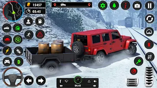 Jeep Driving Sim Offroad Games - Screenshot 1