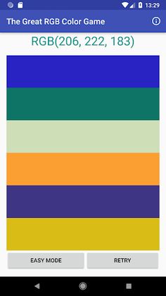 The Great RGB Color Game - Screenshot 1