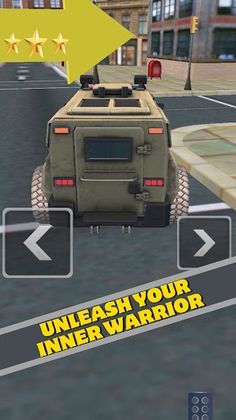 Miltery Hunter Jeep 3D - Screenshot 3