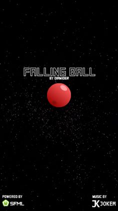 Space Falling Ball - Screenshot 1