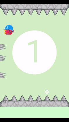 Angry square Bird - flappy - Screenshot 3