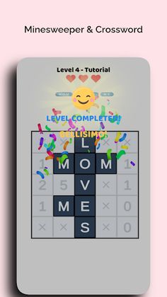 Minesweeper Words Cross Puzzle - Screenshot 3