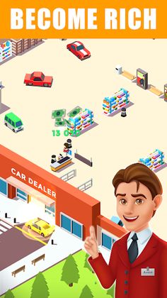 Car Dealer Tycoon Idle Market - Screenshot 1
