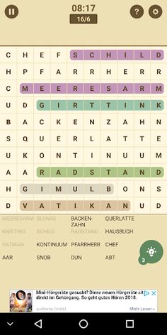 Wortsuche, Wortpuzzle - Sermox - Screenshot 1