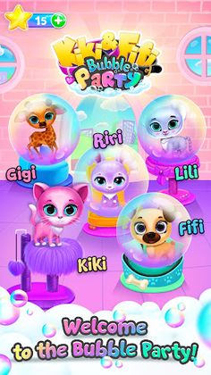 Kiki & Fifi Bubble Party - Screenshot 4
