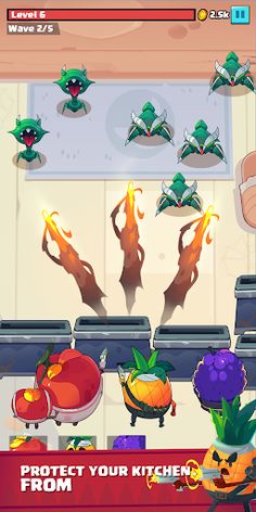 Fruit War: Idle Defense Game - Screenshot 1