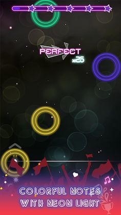 Neon Piano - Magic Dream Tiles - Screenshot 3
