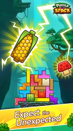 Puzzle Stack: Fruit Tower - Screenshot 1