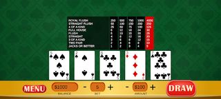 Jacks or Better - Video Poker - Screenshot 2
