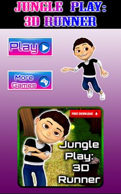Jungle Play 3D Runner - Screenshot 1