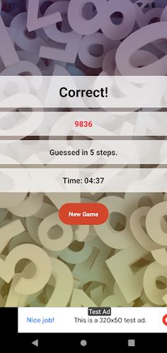 Guess The Number - Screenshot 3