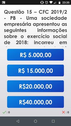Quiz Contábil - Screenshot 3
