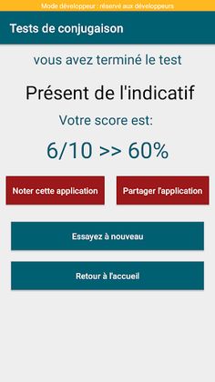 Game - exercices conjugation - Screenshot 2