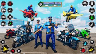 Police bike Stunt Bike Racing - Screenshot 1