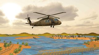 Desert City Helicopter Rescue - Screenshot 3