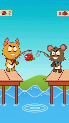 Food Duel Fishing Battle - Screenshot 1