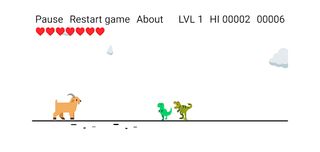 Evil Goat Run! Jumper game - Screenshot 1