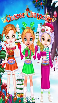 Princess Christmas Dress Up - Screenshot 2