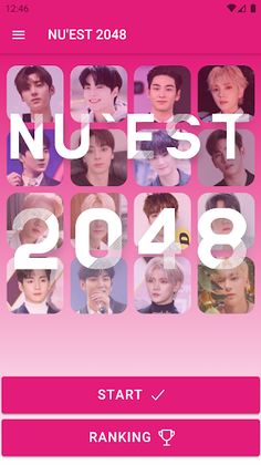 NU'EST 2048 Game - Screenshot 2