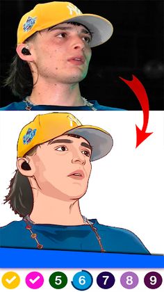 Peso Pluma Juegos Colorear - Screenshot 3