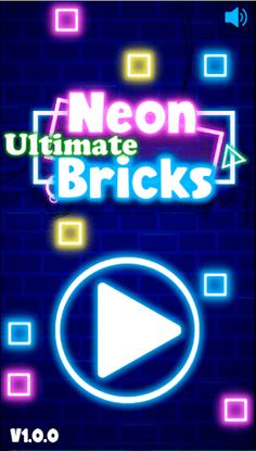 Ultimate Neon Bricks Breaker - Screenshot 1