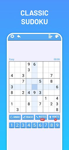 Classic Sudoku Game: Offline - Screenshot 1