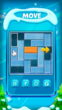 Ice Puzzle Move The Block - Screenshot 2
