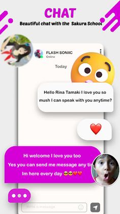 sakura school call & games - Screenshot 2