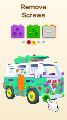 Screw Bricks - 3D Bolts Puzzle - Screenshot 1