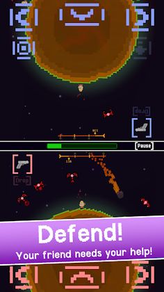 2 Player Planet Defender - Screenshot 2
