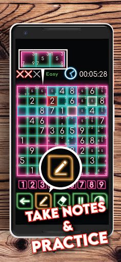 Sudoku Glow - Classic Number P - Screenshot 3